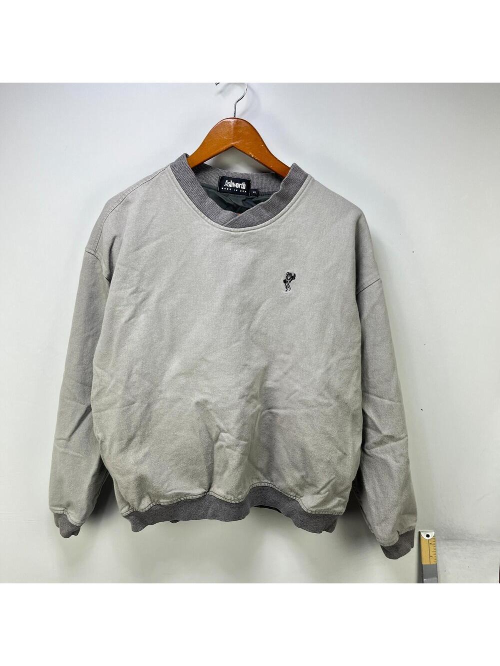Vintage 90s Ashworth Golf Pullover Windbreaker Jacket XL